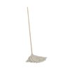 Boardwalk 50 in L Cut-End Mop Head, White, Cotton, PK6 BWKCD50024S